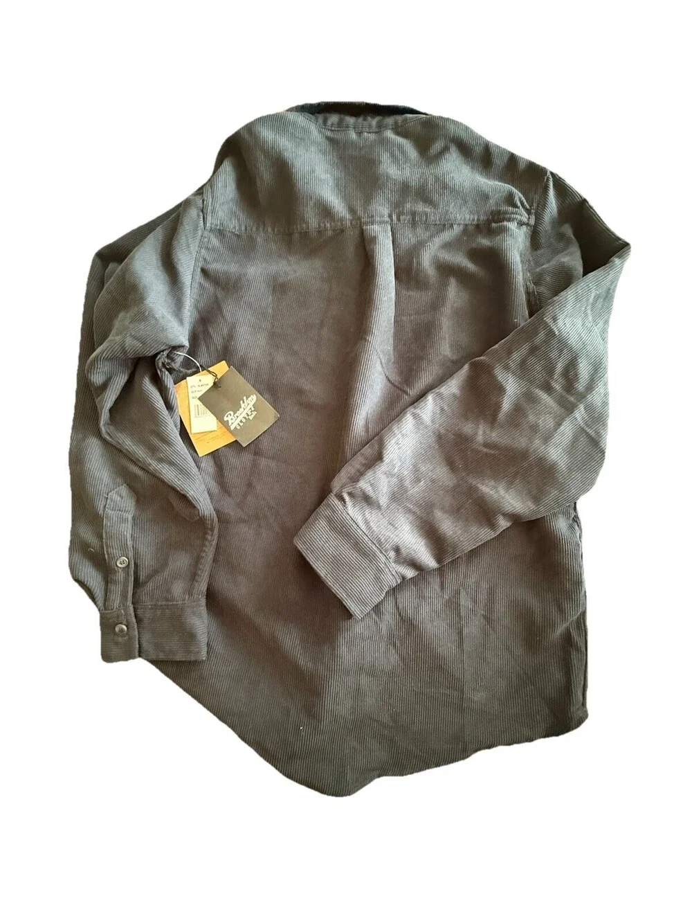 Brooklyn Cloth Shacket Navy Blue Corduroy Men’s Size Medium New With Tags